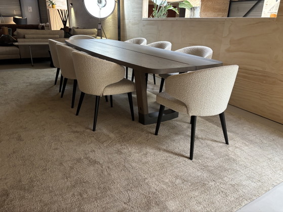 Image 1 of Minotti Aston Dining Chairs in boucle Np € 2.580,-