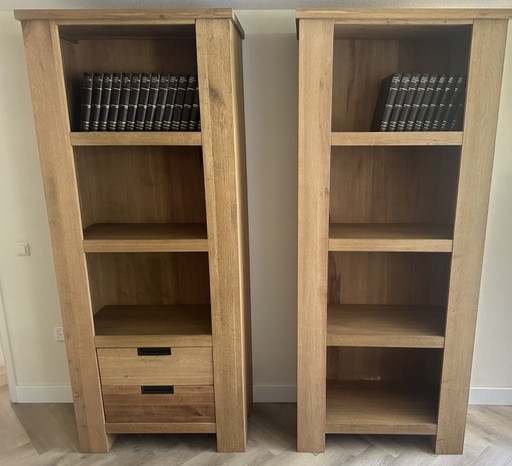 Storage cabinets 222x90x45 cm 2-piece combination purchase