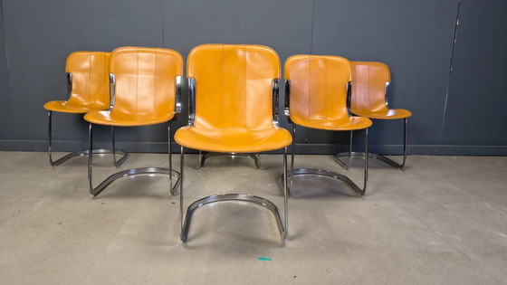 Image 1 of Vintage eetkamerstoelen van Cidue, set van 6, jaren 70