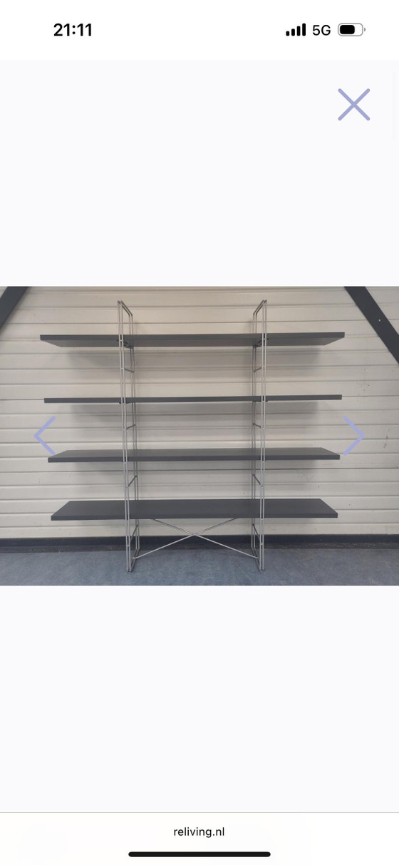 Image 1 of Scaffale vintage Niels Gammelgaard per IKEA – grigio
