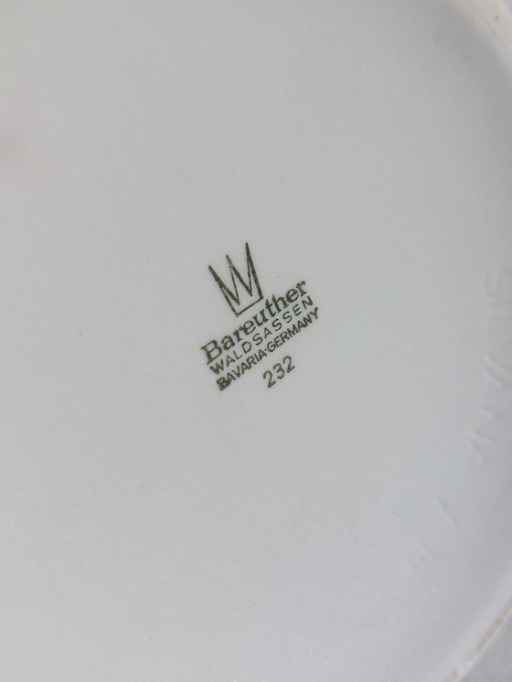 Image 1 of Decorazione in pietra vintage di metà secolo in porcellana biscuit di Bareuther Waldasassen