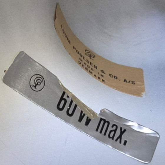 Image 1 of Set of 2 Golden bell lamps by Alvar Aalto, Denmark, 1950s