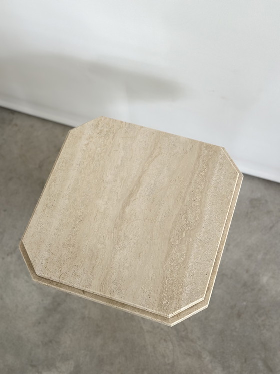 Image 1 of Travertine Sidetable