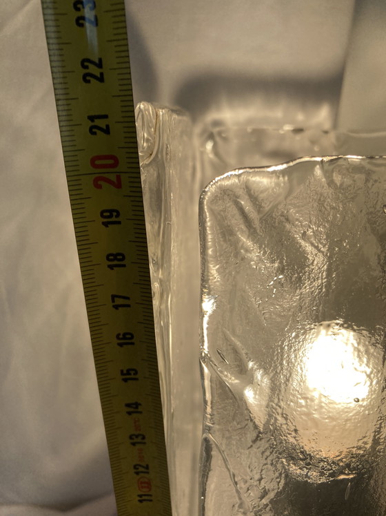 Image 1 of 2 vintage design tafellampen uit de jaren 80 van Murano-glas