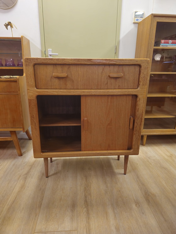 Image 1 of Vintage Silkeborg Armadio Cassettiera Porte scorrevoli Armadio