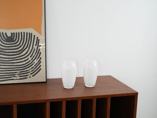 Glass vase, Danish design, 1970s, made in Denmark