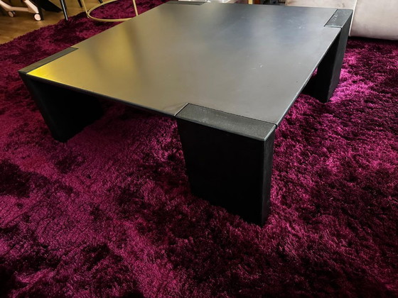 ZEUS Ironwood Iron Wood Coffee Table 117x117cm Black – Couchtische, Metal (photo 2 of 5)