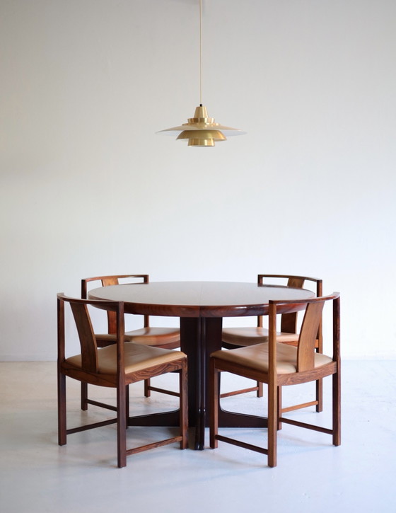 Ensemble de 6 chaises de salle à manger vintage modèle 700, Steen Eiler Rasmussen – Søborg Møbelfabrik, Bois (photo 9 of 10)