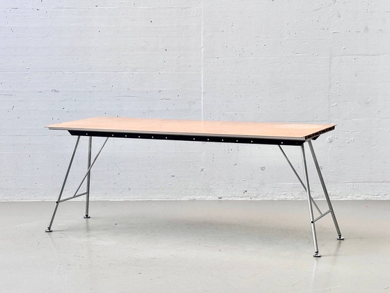 Atelier Alinea office desk with metal frame – Dining tables, Wood (photo 9 of 15)