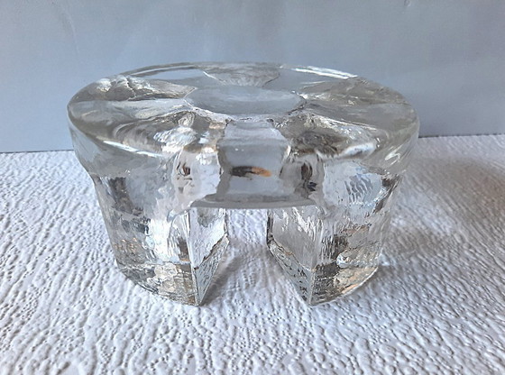 Image 1 of Vintage Georgshütte Glass Design Teapot Warmer / Rechaud / Tea Light Holder – West Germany
