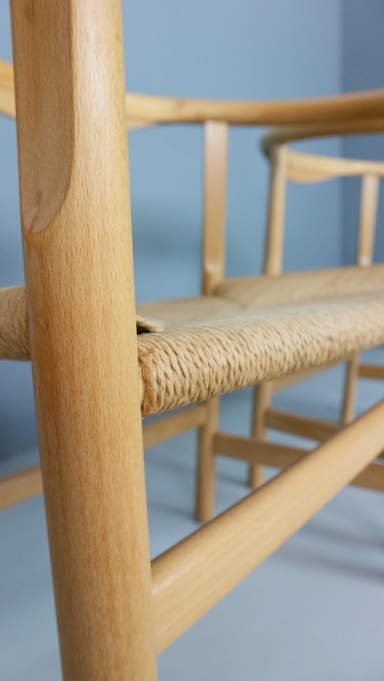 Image 1 of Set of four vintage First Chair PP201 by Hans J Wegner for Pp Furniture, Denmark