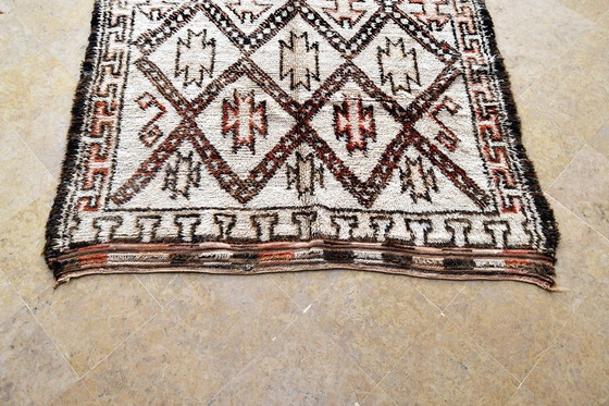 Image 1 of Tapis marocain vintage Marmoucha 345 x 180 cm