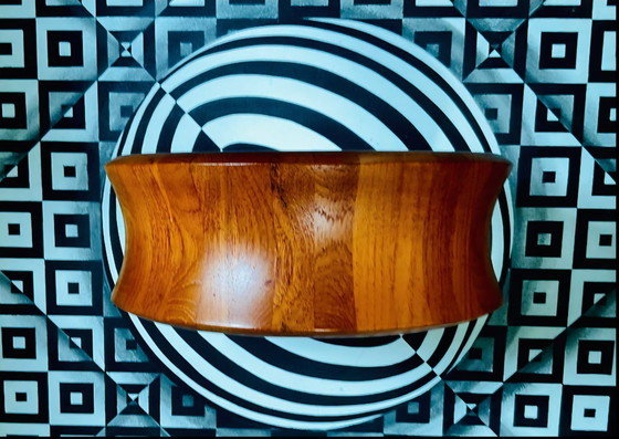Image 1 of Ciotola vintage in teak Digsmed Danimarca – Design danese anni '60 (MCM)