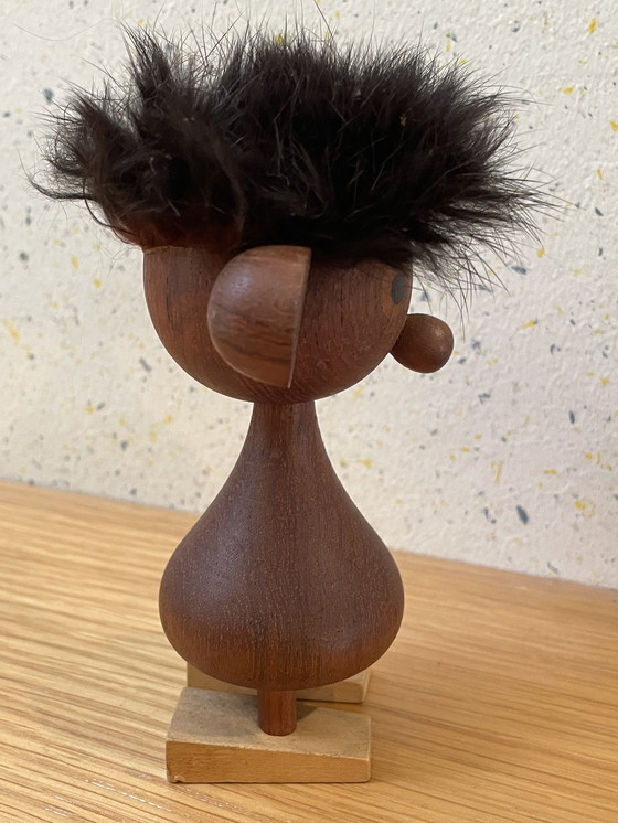 Image 1 of Dänische Mid-Century Teak Figur