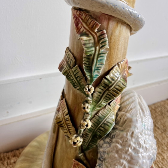 Majolica Ceramics Art Nouveau Vases 1900 (photo 12 of 13)