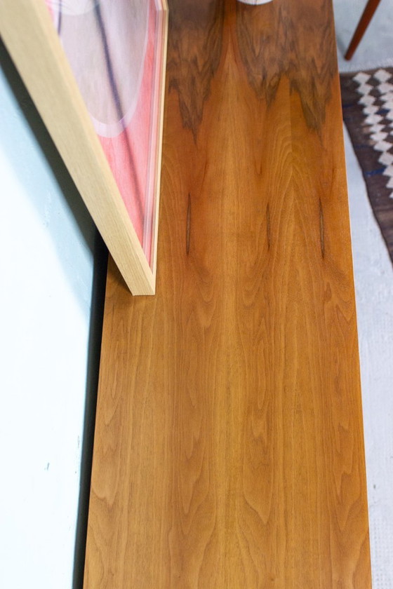 Image 1 of Vintage sideboard chest of drawers shelf teak nut mid century 60s