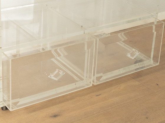 Image 1 of Cassettiera in acrilico anni '80, vintage