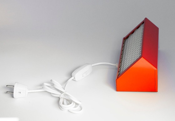 Image 1 of Lámpara de mesilla de noche naranja Elidus, de metal, diseñada por Hans-Agne Jakobsson en la década de 1970.