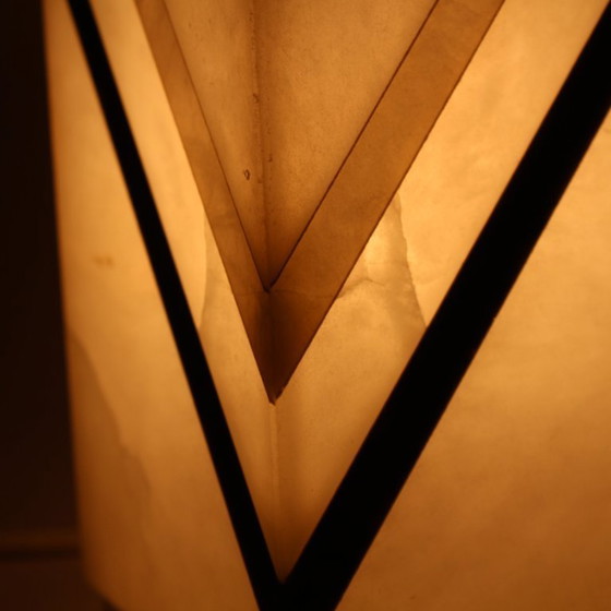 Image 1 of Lampe vintage italienne en albâtre