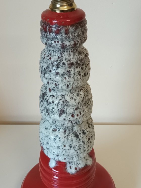 Image 1 of Fette Lava-Keramik-Lampe