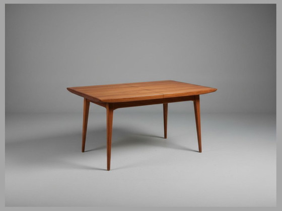 Image 1 of Mesa de comedor extensible Louis van Teeffelen "Milan" — Teca, Wébé, años 60