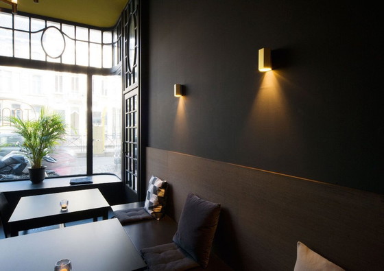 Image 1 of Wever & Ducré 1x lampada da parete Hexo mini 2.0 oro + 1x lampada da parete Hexo mini 1.0 oro