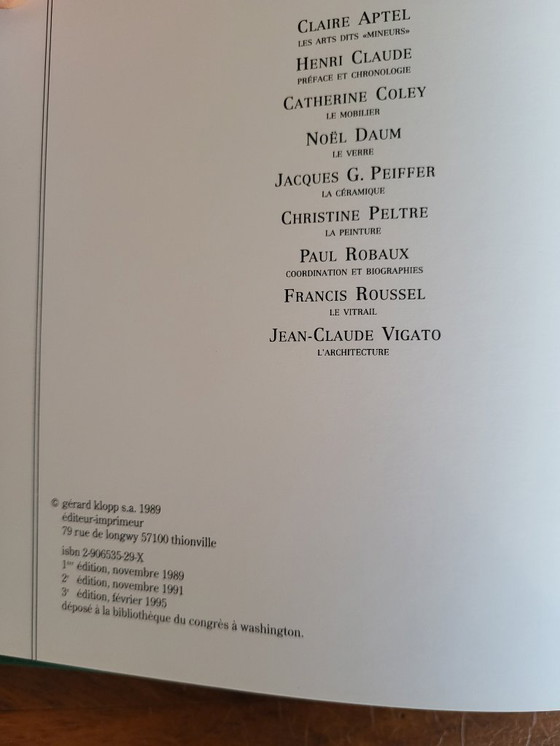 Image 1 of Libro Nancy 1900: Rayonnement de l'Art Nouveau (Edición francesa)