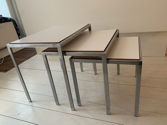Image 1 of Side tables by Cees Braakman for Pastoe - reversible tops