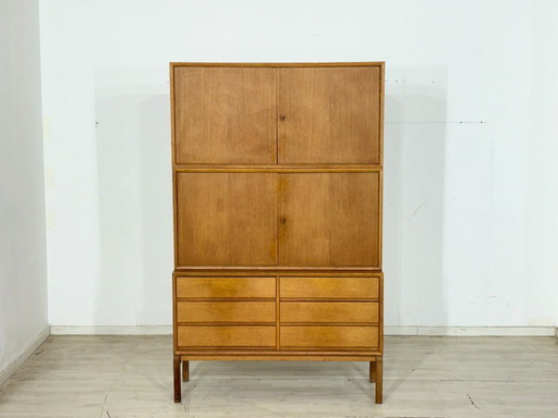 Vintage classic: IKEA MTP storage cabinet / shelf / highboard / sideboard – oak – design Marianne Richter