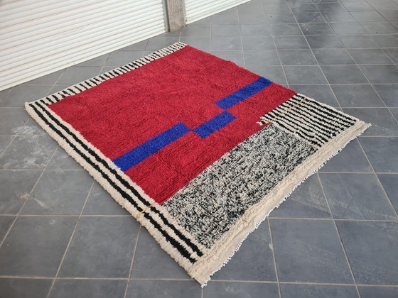 Image 1 of Handwoven natural wool rug, traditionally woven, size 200/300 cm