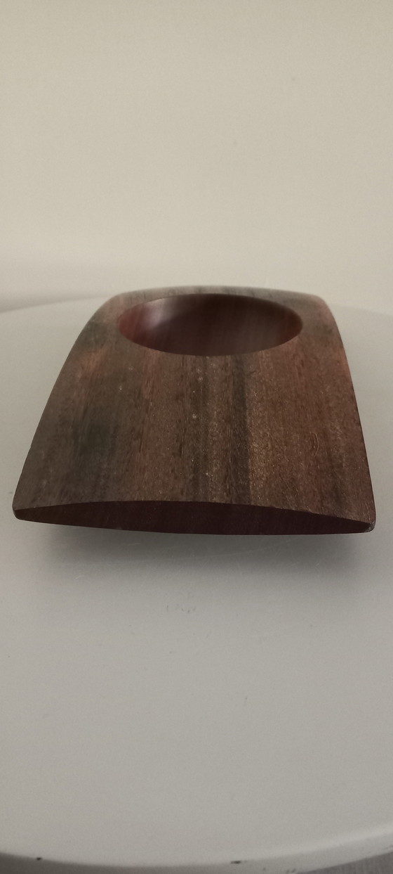 Ciotola scultorea in legno / Vide-Poche (30 cm) – Mid-Century / Japandi – Sculture, Wood (photo 3 of 6)