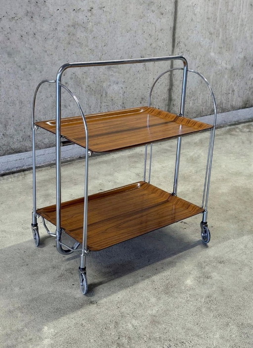 Carrito de servicio plegable Bremshey & Co., década de 1970