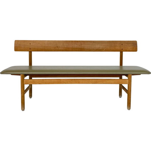 Vintage Mogensen bench by Borge Mogensen, Denmark 1956