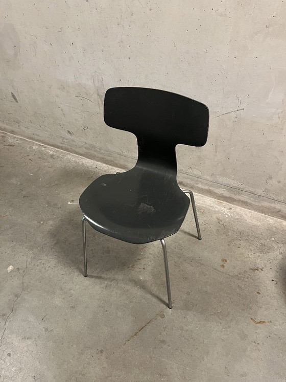 Set di 4 sedie Arne Jacobsen Fritz Hansen 3103 1969 – Sedie da pranzo, Metal (photo 7 of 9)