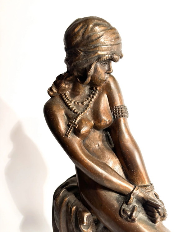 Bronze Sculpture "The Slave" Attributed to Giacomo Ginotti 19th Century (photo 2 of 9)