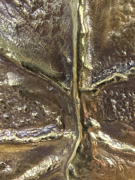 Image 1 of Applique murale sculpturale de Chrystine Charles, « Guadeloupe », France, années 1970, signée, pièce rare