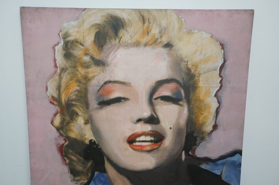 Image 1 of Pintura de Marilyn Monroe realizada por Georges Charles Vanrijk.