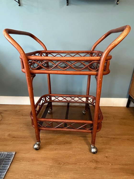 Image 1 of Rotan Theeserveerwagen/Trolley