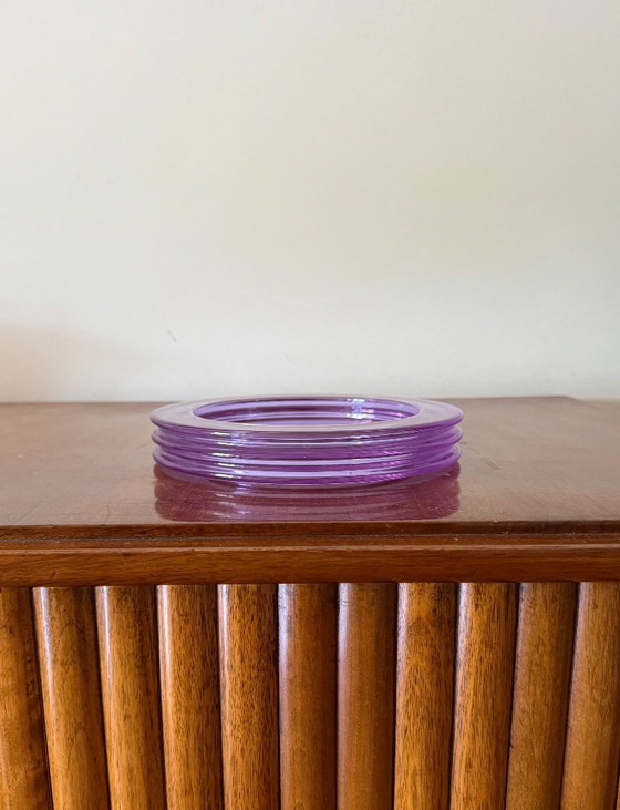 Space Age "Onde" Series Crystal Ashtray, Sergio Asti, Arnolfo Di Cambio Italy Ca. 1970 – Bowls, Glass (photo 2 of 12)