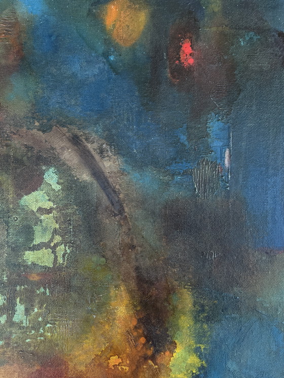 Image 1 of Silvin Bronkart - Deep River - magnificent painting from 1960