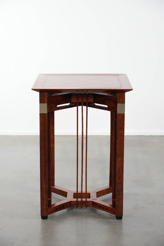 Image 1 of High square Art Deco Schuitema design side table in very good condition