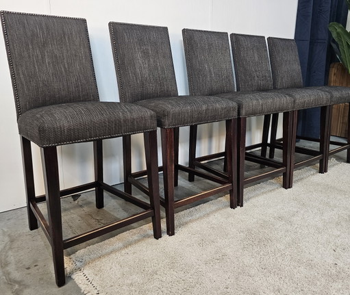 Set of 5 Eric Kuster 'Binc' Bar Stools – Metropolitan Luxury – Kitchen Island Height