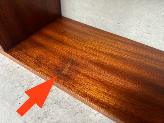 Image 1 of Mueble de pared de estilo moderno de mediados de siglo - teca