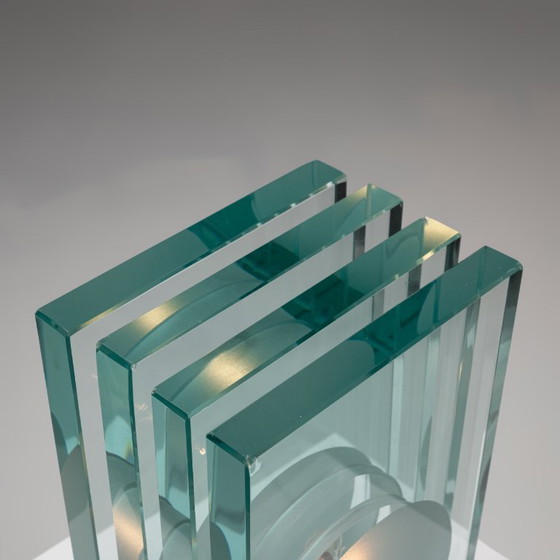 Image 1 of Glass Table Lamp by Giorgio Reggiori for Gallotti & Radice