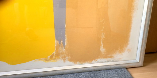 Friedel Dzubas Ohne Titel 135/144 – kunst, Glass, Metal (photo 2 of 9)