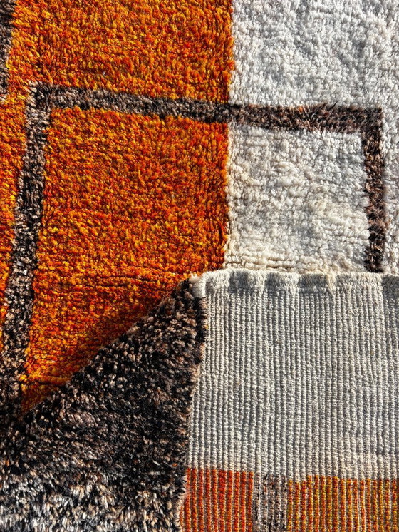 Image 1 of Moroccan Colorful Berber Mrirt Rug 220x300 cm, Modern Interior Living Room Rug, Authentic Moroccan rug