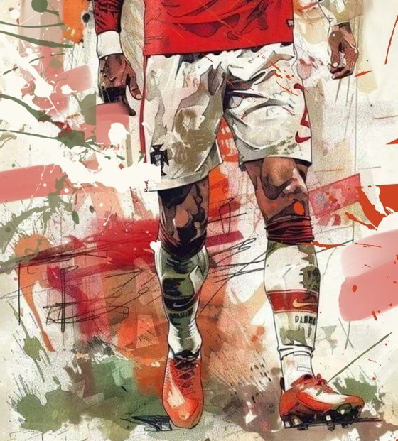 Image 1 of Alberto RICARDO - Cristiano Ronaldo 2 - Künstlerleinwand