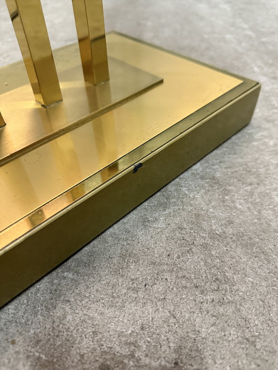 Image 1 of Lampada da terra Lustrerie Deknudt Hollywood Regency color oro