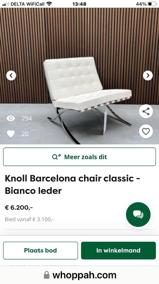 Image 1 of Reproduction de la chaise Barcelone