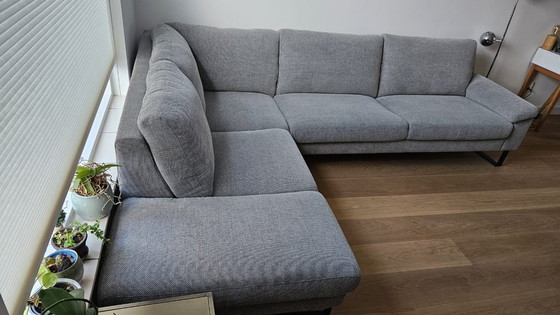 Image 1 of Beautiful light gray corner sofa from Montel (1.5 years old)